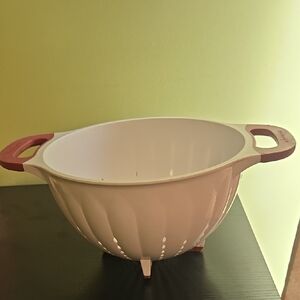 Red And White KitchenAid Colander